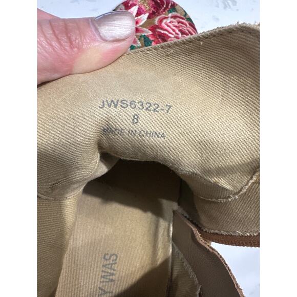 Johnny Was Women’s JUNIA LEOPARD HI TOP EMBROIDERED SNEAKER, EUC, Size 8 - Picture 8 of 10